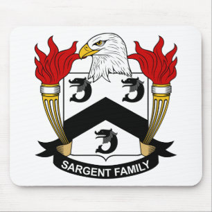 Sargent Family Crest Muismat