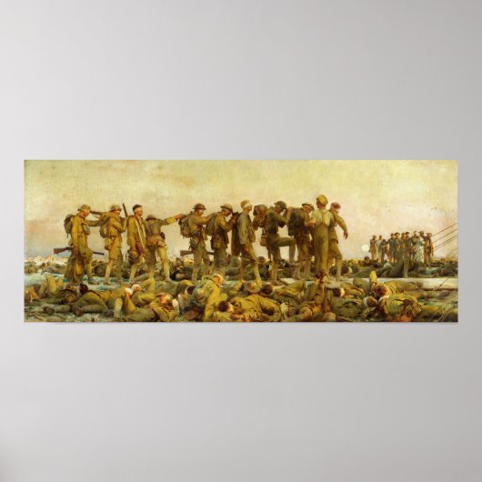 Sargent - Gassed Soldaten Poster (Voorkant)