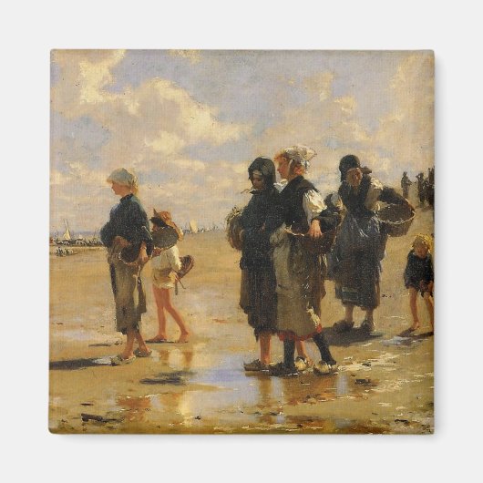 Sargent: Gevist voor oesters Magneet (Voorkant)