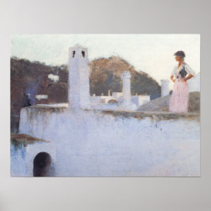 Sargent - Gezicht op Capri 1878 Poster