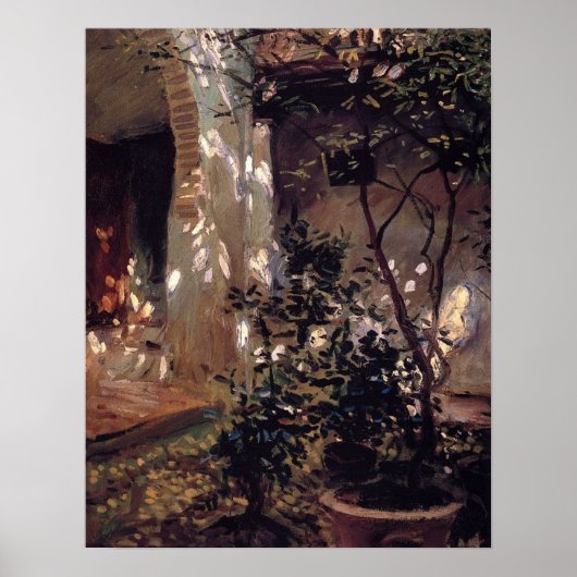 Sargent - Granada. Sunspots 1912 Poster (Voorkant)