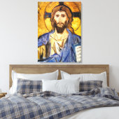 Sargent - Hoofd van Christus Canvas Afdruk (Insitu (Slaapkamer))