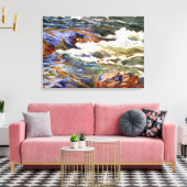 Sargent - in Noorwegen, mooi kunstschilderij Canvas Afdruk (Insitu (Woonkamer))