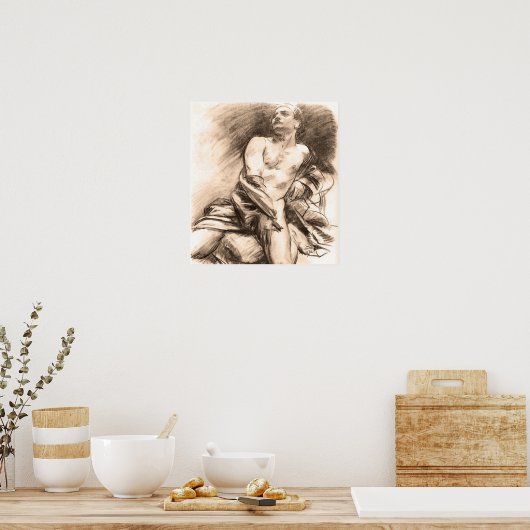 Sargent - Kneeling Model Poster (Keuken)