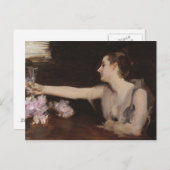 Sargent - Madame Gautreau Drink een toast Briefkaart (Voorkant / Achterkant)