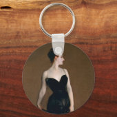 Sargent Madame X Classic Painting Sleutelhanger (Voorkant)