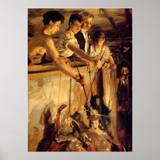 Sargent - Marionettes 1903 Poster (Voorkant)