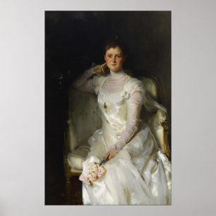 Sargent - Mevr. Joshua Montgomery Sears (Sarah) Poster