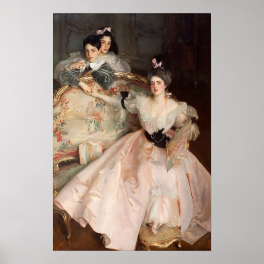 Sargent - Mevrouw Carl Meyer en haar kinderen Poster (Voorkant)