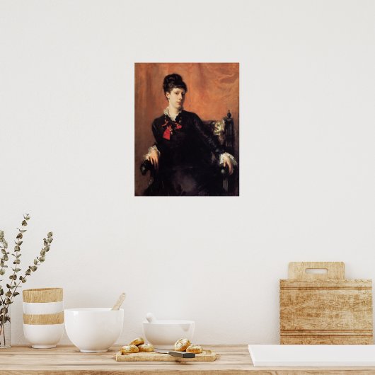 Sargent - Miss Frances Sherborne Ridley Watts 1877 Poster (Keuken)