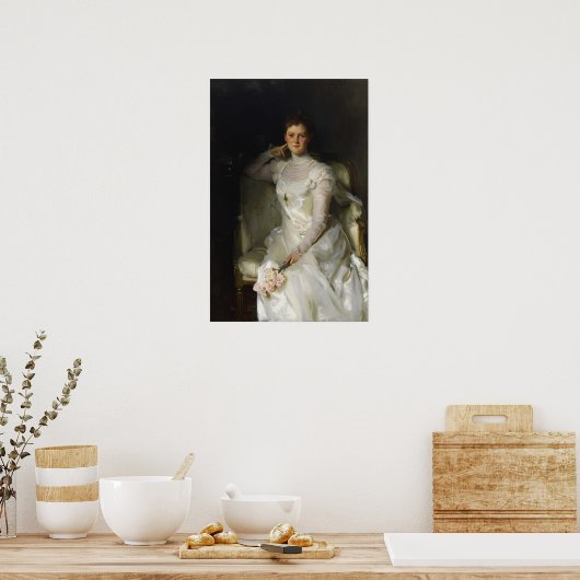 Sargent - Mrs Joshua Montgomery Sears (Sarah) Poster (Keuken)