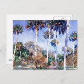 Sargent - Palms, een schilderij van John Singer Sa Briefkaart (Voorkant / Achterkant)