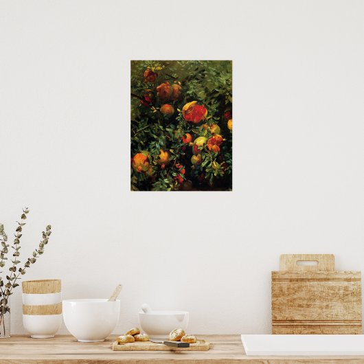 Sargent - Pomegranates Majorca 1908 Poster (Keuken)