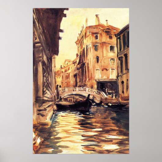 Sargent - Ponte Della Canonica 1903 Poster (Voorkant)