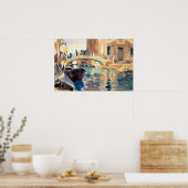 Sargent - Ponte San Giuseppe Di Castello Venetië Poster (Keuken)