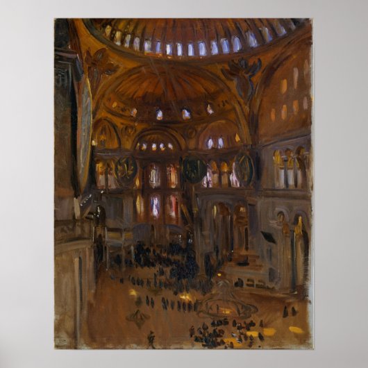 Sargent - Santa Sofia 1891 Poster (Voorkant)
