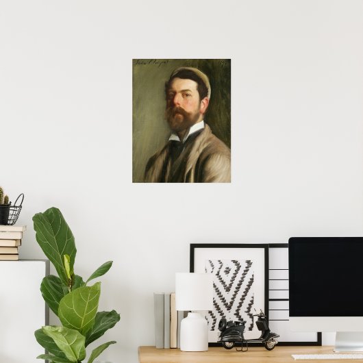 Sargent - Self-Portrait 1892 Poster (Thuiskantoor)
