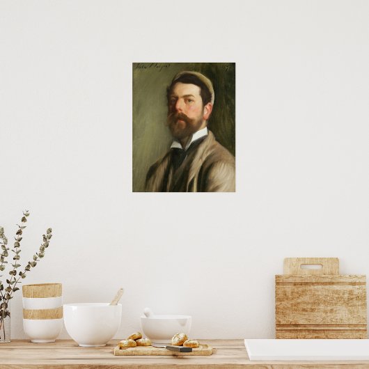 Sargent - Self-Portrait 1892 Poster (Keuken)