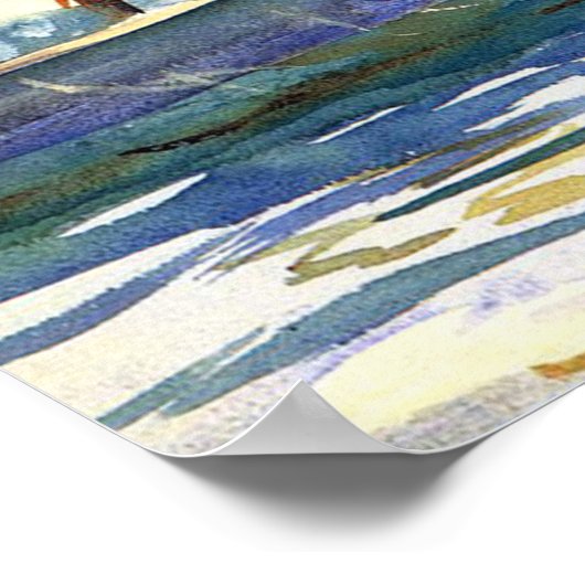 Sargent - Shipping Majorca 1908 Poster (Hoek)