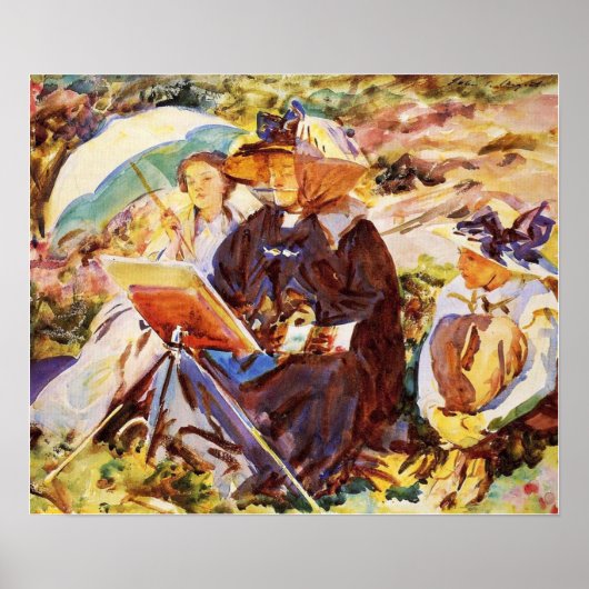 Sargent - Simplon Geef de les door Poster (Voorkant)