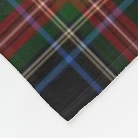 Sargent/Stewart Black Tartan Fleece Blanket (Hoek)