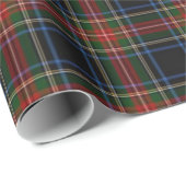 Sargent/Stewart Black Tartan Wrapping Papper Cadeaupapier (Rol Hoek)