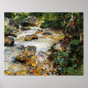 Sargent - Trout Stream in Tirol 1914 Poster