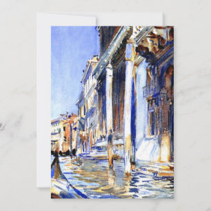 Sargent - Uitzicht van het Grand Canal Kaart