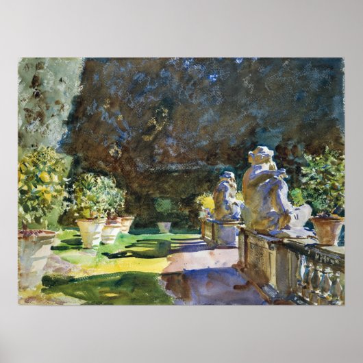 Sargent - Villa Di Marlia Lucca Poster (Voorkant)