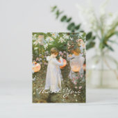 Sargent's anjer, Lily, Lily, Roos Briefkaart (Staand voorkant)