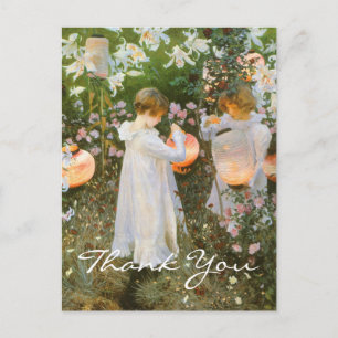 Sargent's anjer, Lily, Lily, Roos Briefkaart