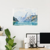 Sargent's Bay of Uri, Brunnen Poster (Thuiskantoor)