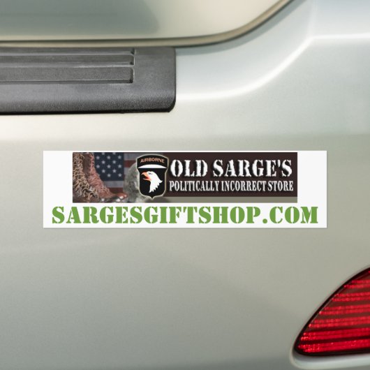 SARGES-BUMPERSTICKER BUMPERSTICKER (Op auto)