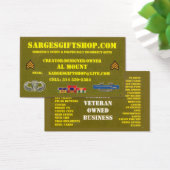 SARGESGIFTSHOP.COM VISITEKAARTJE (Bureau)