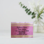 Sari Border Visitekaartje (Staand voorkant)