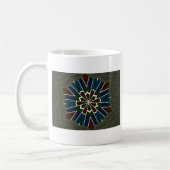 Sari geïnspireerd ontwerp met ingewikkelde details koffiemok (Links)