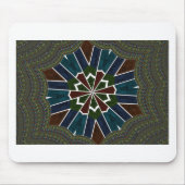 Sari geïnspireerd ontwerp met ingewikkelde details muismat (Voorkant)