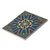 Sari geïnspireerd ontwerp met ingewikkelde details notitieblok (Linkerzijde)