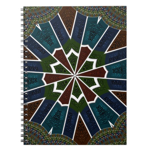 Sari geïnspireerd ontwerp met ingewikkelde details notitieboek (Voorkant)