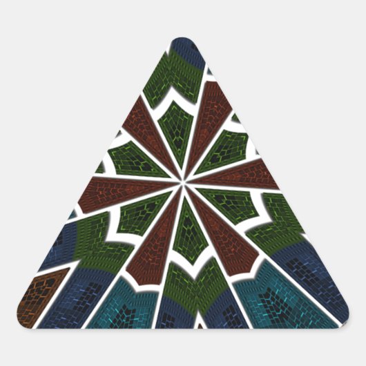 Sari geïnspireerd ontwerp met ingewikkelde details sticker (Voorkant)