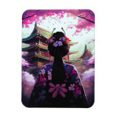 Sari Kirschblüten - Flexibler Fotomagnet Magneet (Verticaal)