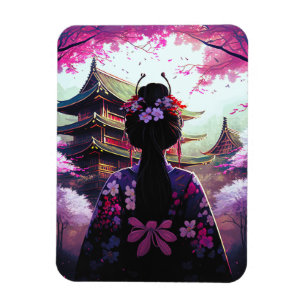 Sari Kirschblüten - Flexibler Fotomagnet Magneet