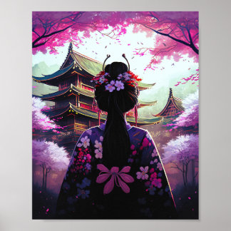 Sari Kirschblüten Poster