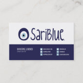 SariBlue | VISITEKAARTJE 1 (Voorkant)