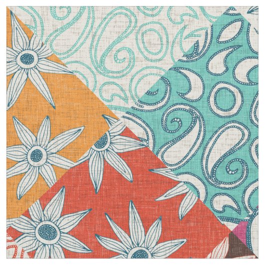 sarilmak patchwork stof (Close Up)