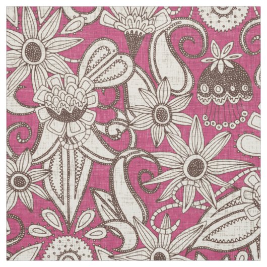 sarilmak roze bruin stof (Swatch)