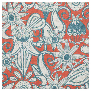 sarilmak vuur oranje blauw stof