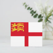 Sark Flag Briefkaart (Staand voorkant)