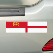 Sark Flag Bumpersticker (Op auto)