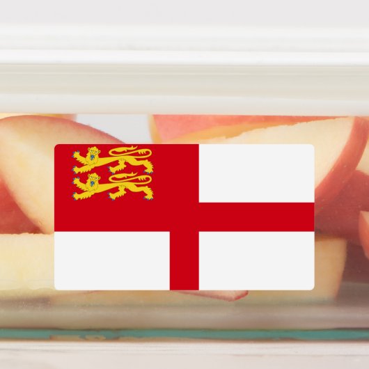 Sark Flag Labels (Aangebracht)